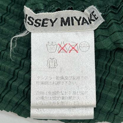 イッセイミヤケ ワッフルニットハイネック長袖Tシャツ