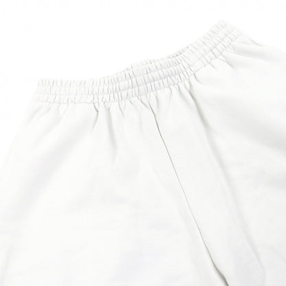 バレンシアガ Campaign logo embroidered コットンショートパンツ