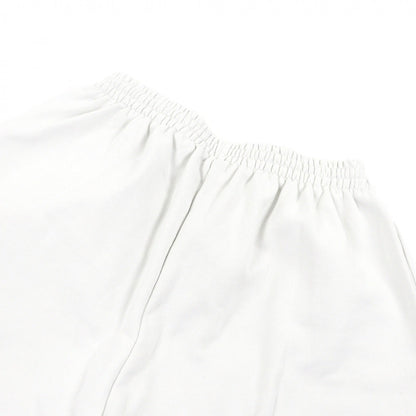 バレンシアガ Campaign logo embroidered コットンショートパンツ