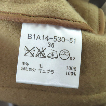 バーバリーロンドン コットン レザー トレンチコート