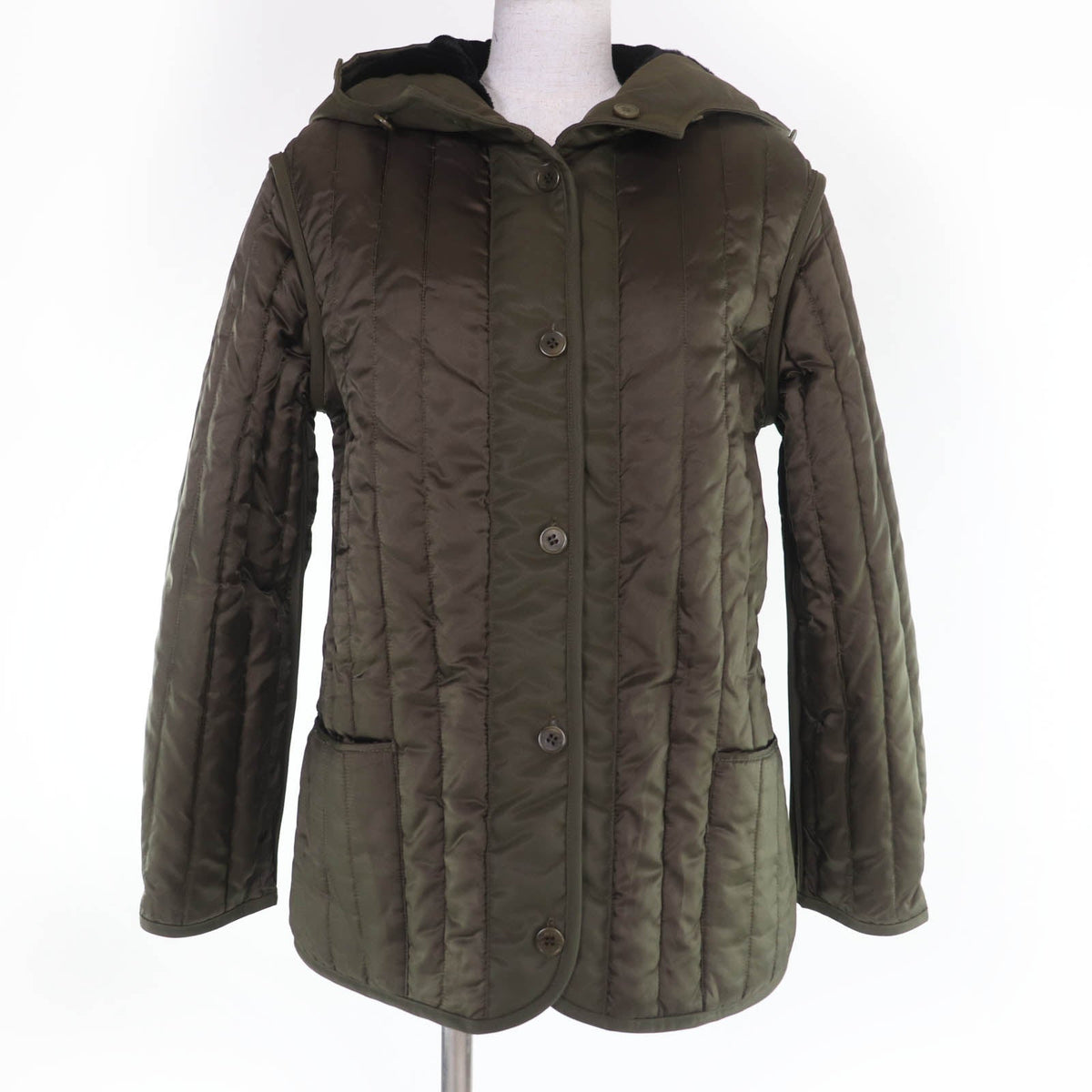 セオリー Military coat ナイロン ダウンライナーコート