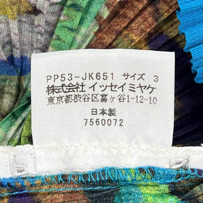 プリーツプリーズイッセイミヤケ ポリエステルノースリーブトップス