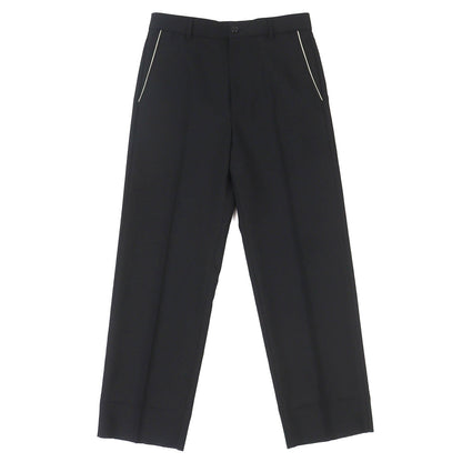 グッチ ロゴパッチ ポリエステル パンツ