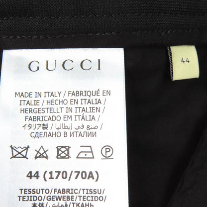 グッチ ロゴパッチ ポリエステル パンツ