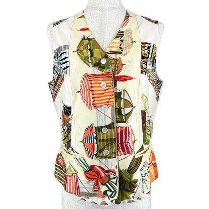 エルメス The Charm of Normandy Coast During the Margiela シルクトップ40