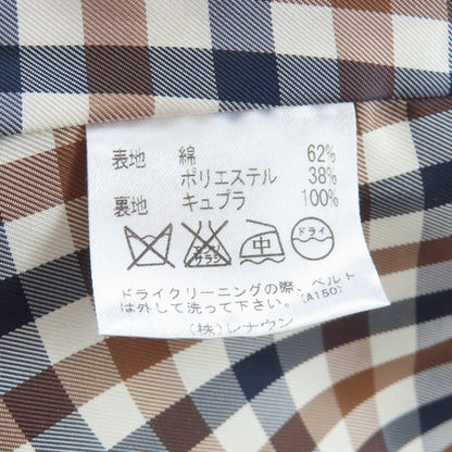 アクアスキュータム コットンポリエステルトレンチコート