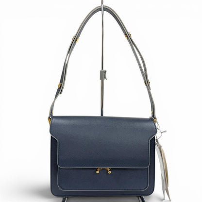 マルニ Trunk レザーショルダーバッグ