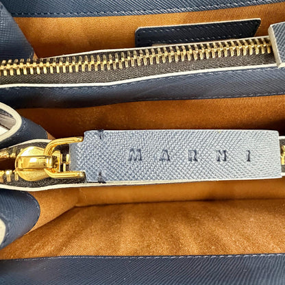 マルニ Trunk レザーショルダーバッグ
