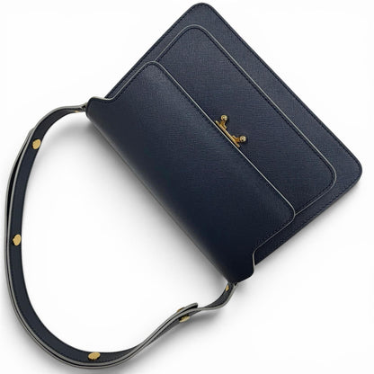 マルニ Trunk レザーショルダーバッグ