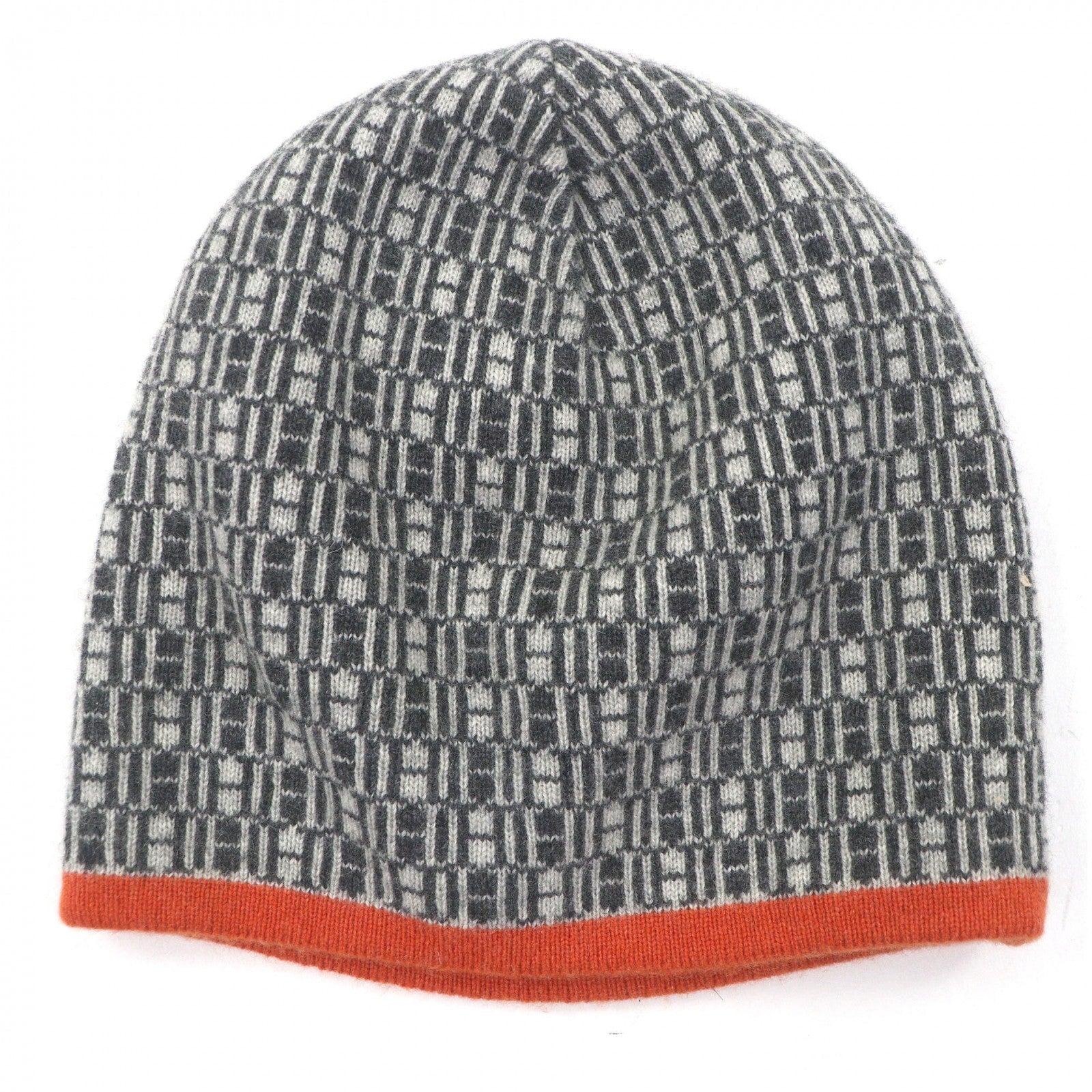 エルメス Knit Hロゴ カシミヤ ニットキャップ