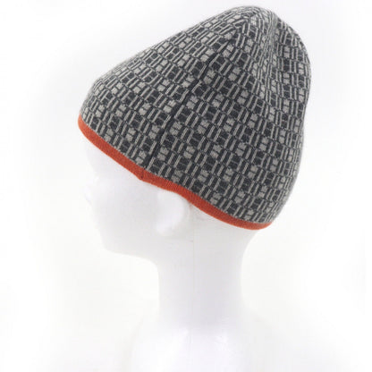 エルメス Knit Hロゴ カシミヤ ニットキャップ