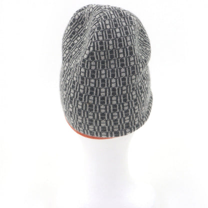 エルメス Knit Hロゴ カシミヤ ニットキャップ