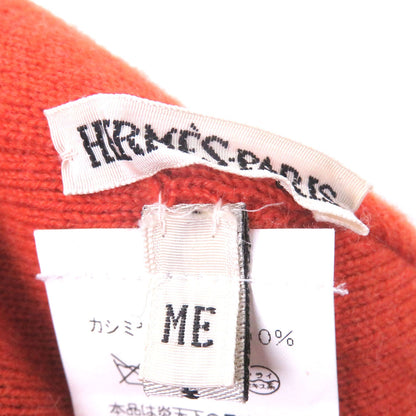 エルメス Knit Hロゴ カシミヤ ニットキャップ