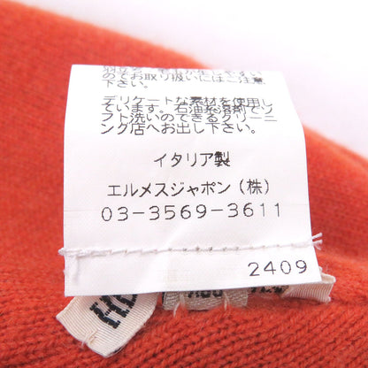 エルメス Knit Hロゴ カシミヤ ニットキャップ