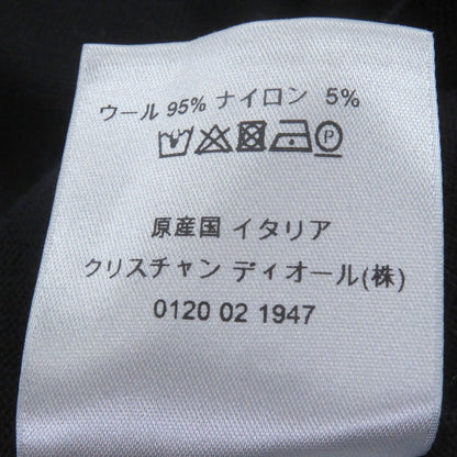ディオール オブリーク クラッシュドオパール加工 薄手ウールニット