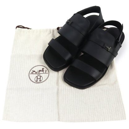 エルメス ジャコモHロゴ レザーサンダル