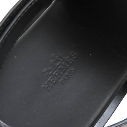 エルメス ジャコモHロゴ レザーサンダル