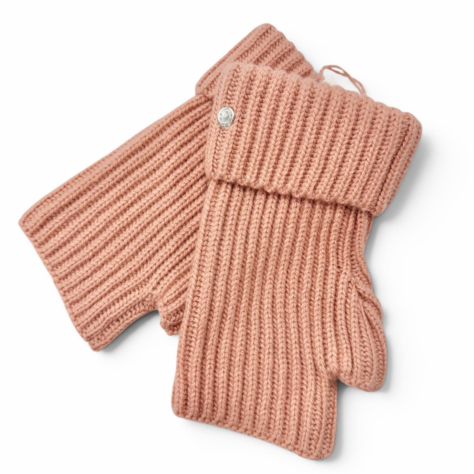 エルメス Filipa Serie Button カシミヤ グローブ