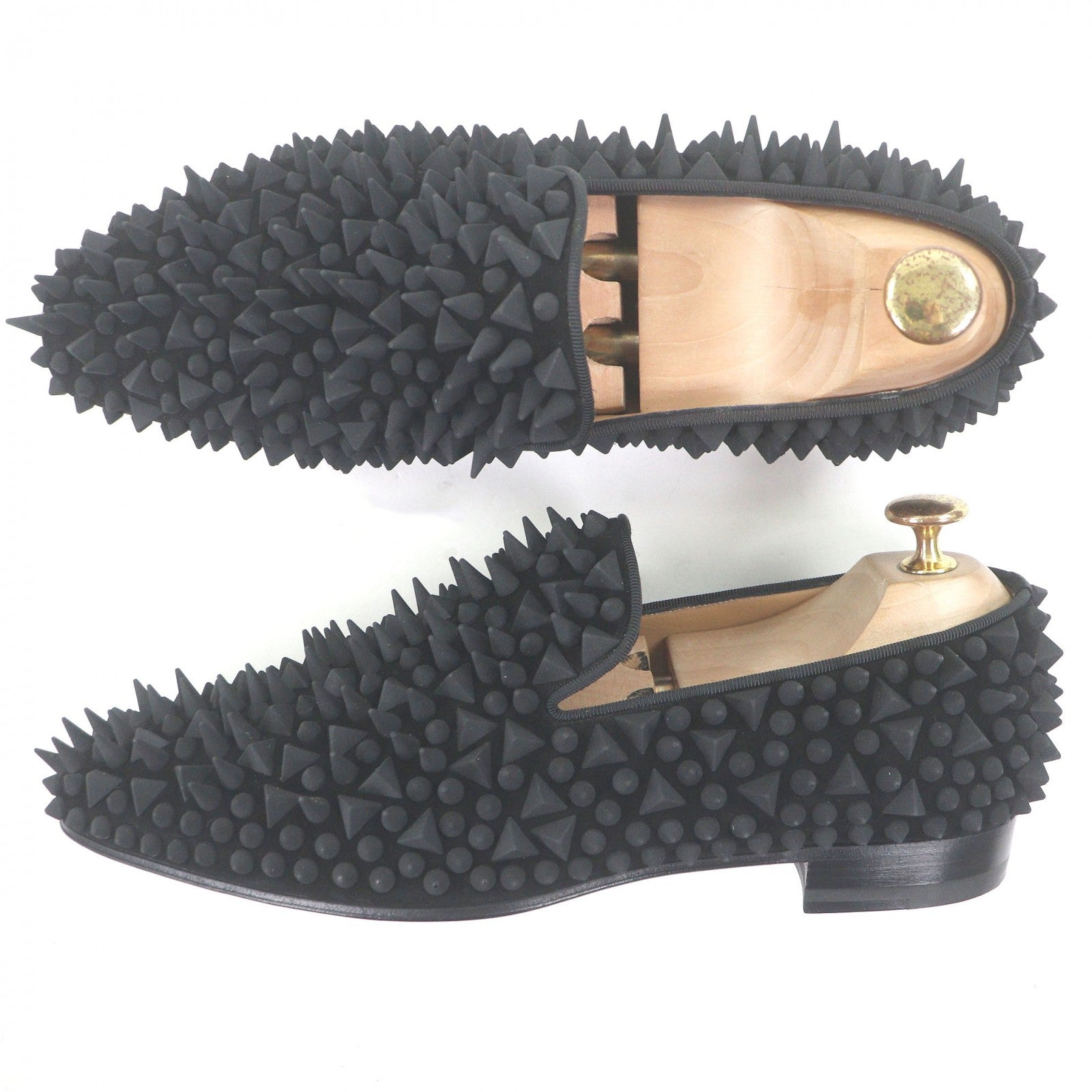 クリスチャンルブタン DANDY PIK PIK Spikes スエード ローファー