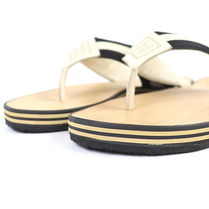 シャネル ENTRE DOIGTS COCO ウッド トングサンダル