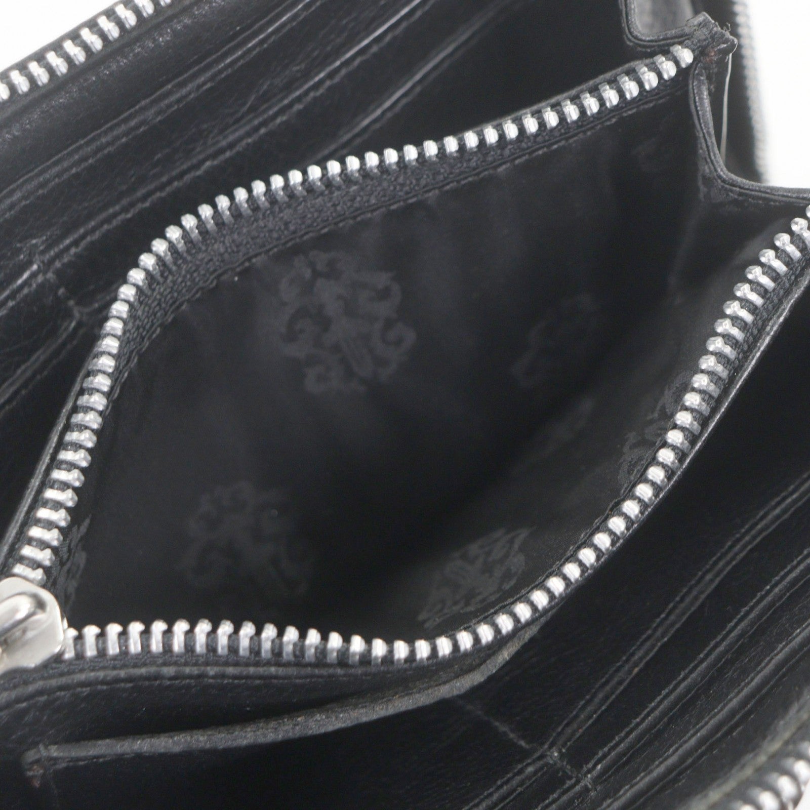 クロムハーツ レザー長財布