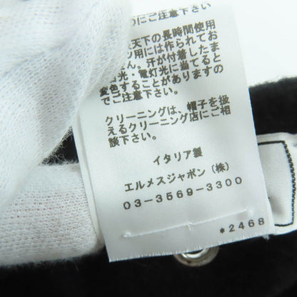 エルメス サントノレシリーズ メタル カシミヤベレー帽