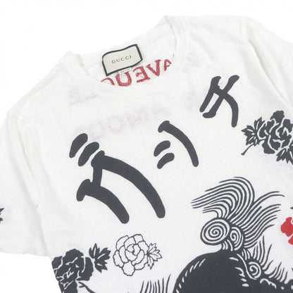 グッチ シーサー和柄 リネン Tシャツ
