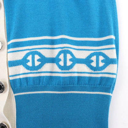 エルメス38カシミヤシルクカーディガン