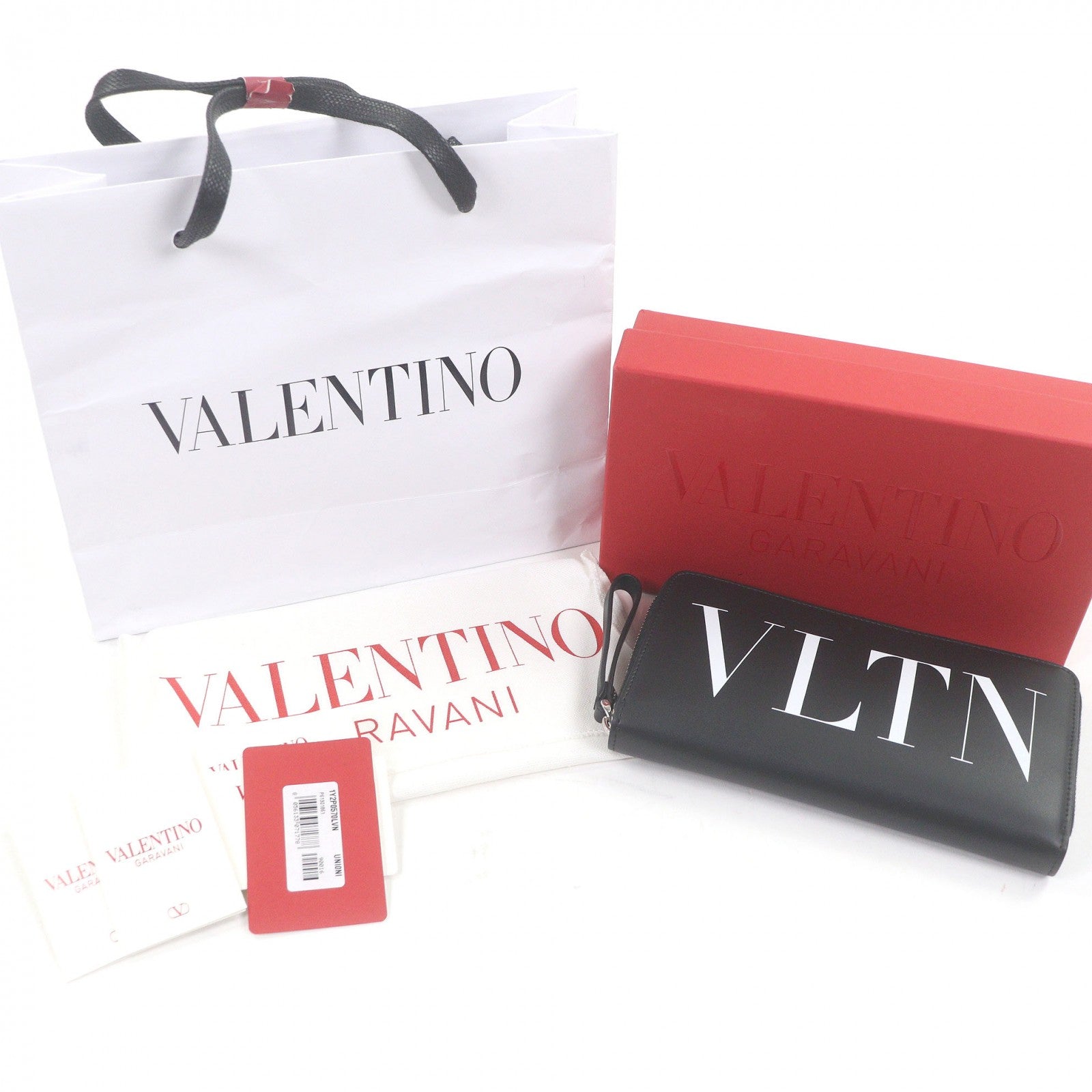 ヴァレンティノガラヴァーニ VLTNロゴ レザー 長財布