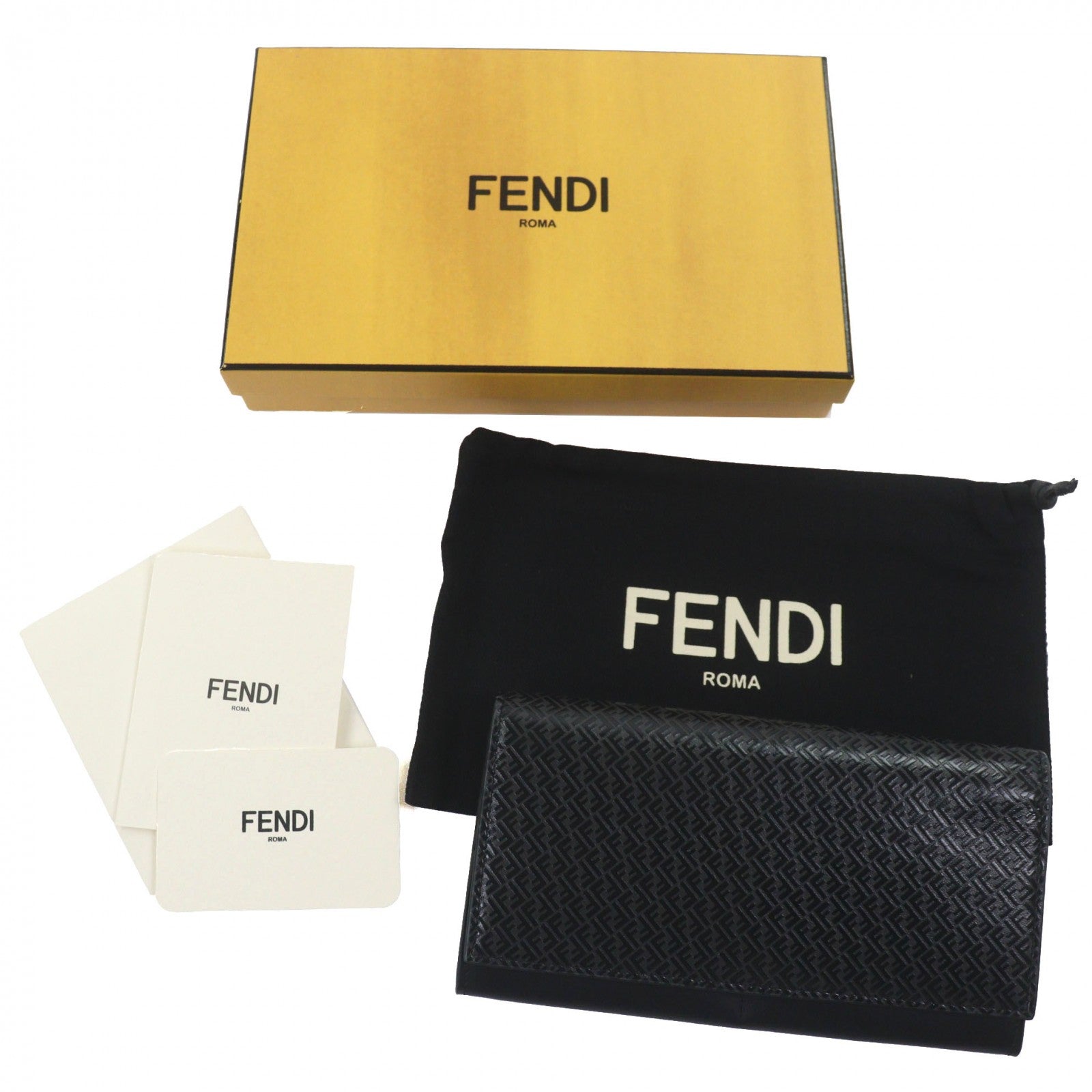 フェンディ 7M0264 レザー長財布