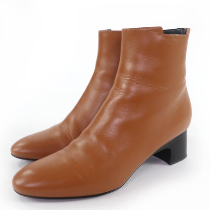 エルメス デマルシュ35.5 レザー ショートブーツ