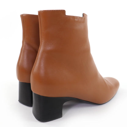 エルメス デマルシュ35.5 レザー ショートブーツ