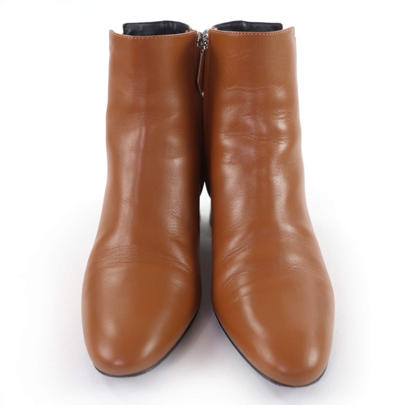 エルメス デマルシュ35.5 レザー ショートブーツ