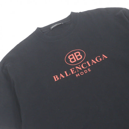 バレンシアガ BBロゴプリント コットン Tシャツ