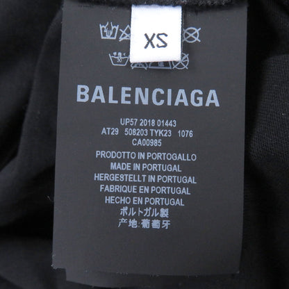 バレンシアガ BBロゴプリント コットン Tシャツ