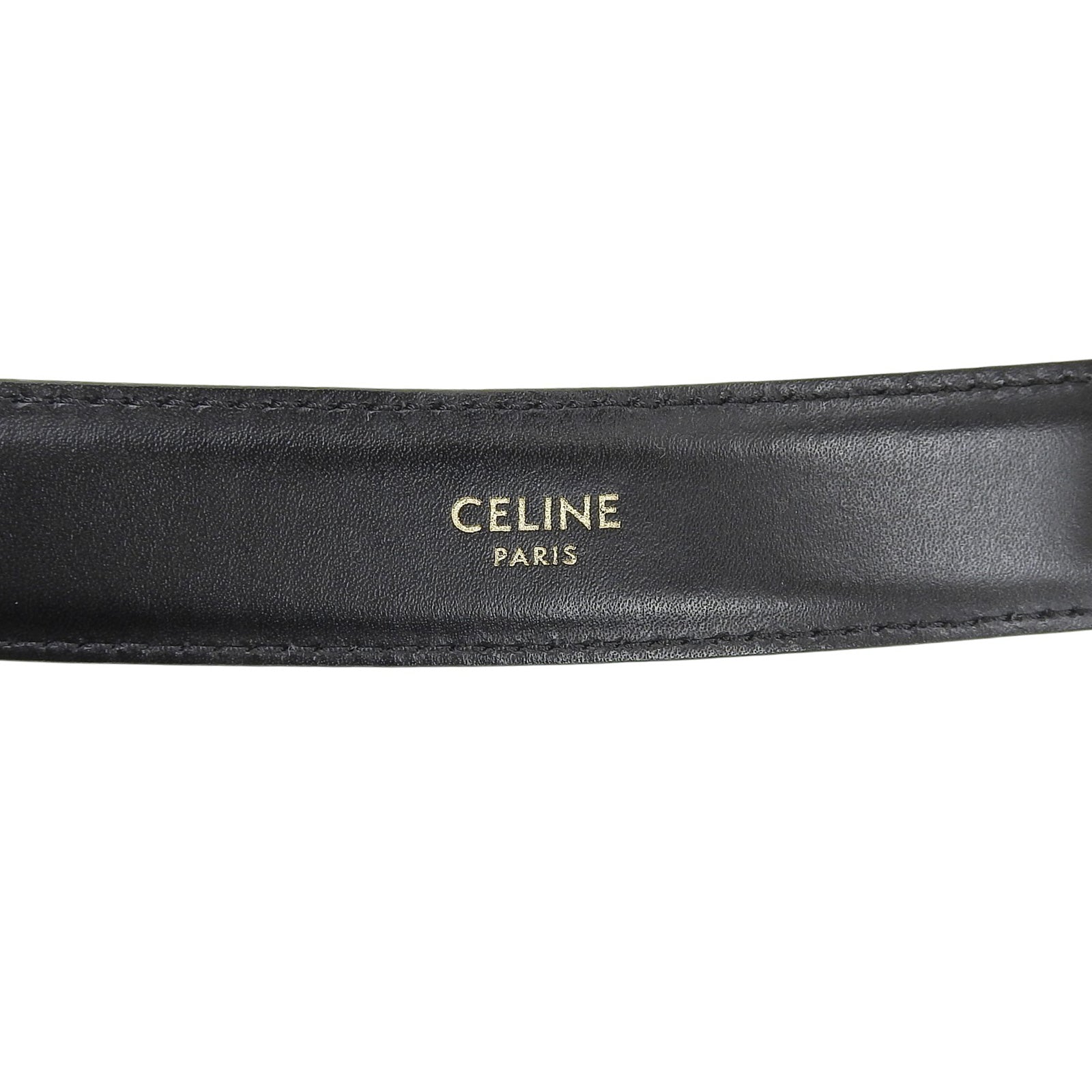 セリーヌ Medium Trim Off Leather レザーベルト