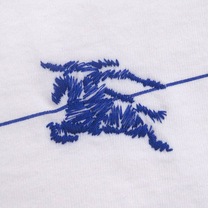 バーバリー ロゴ刺繍 コットン Tシャツ