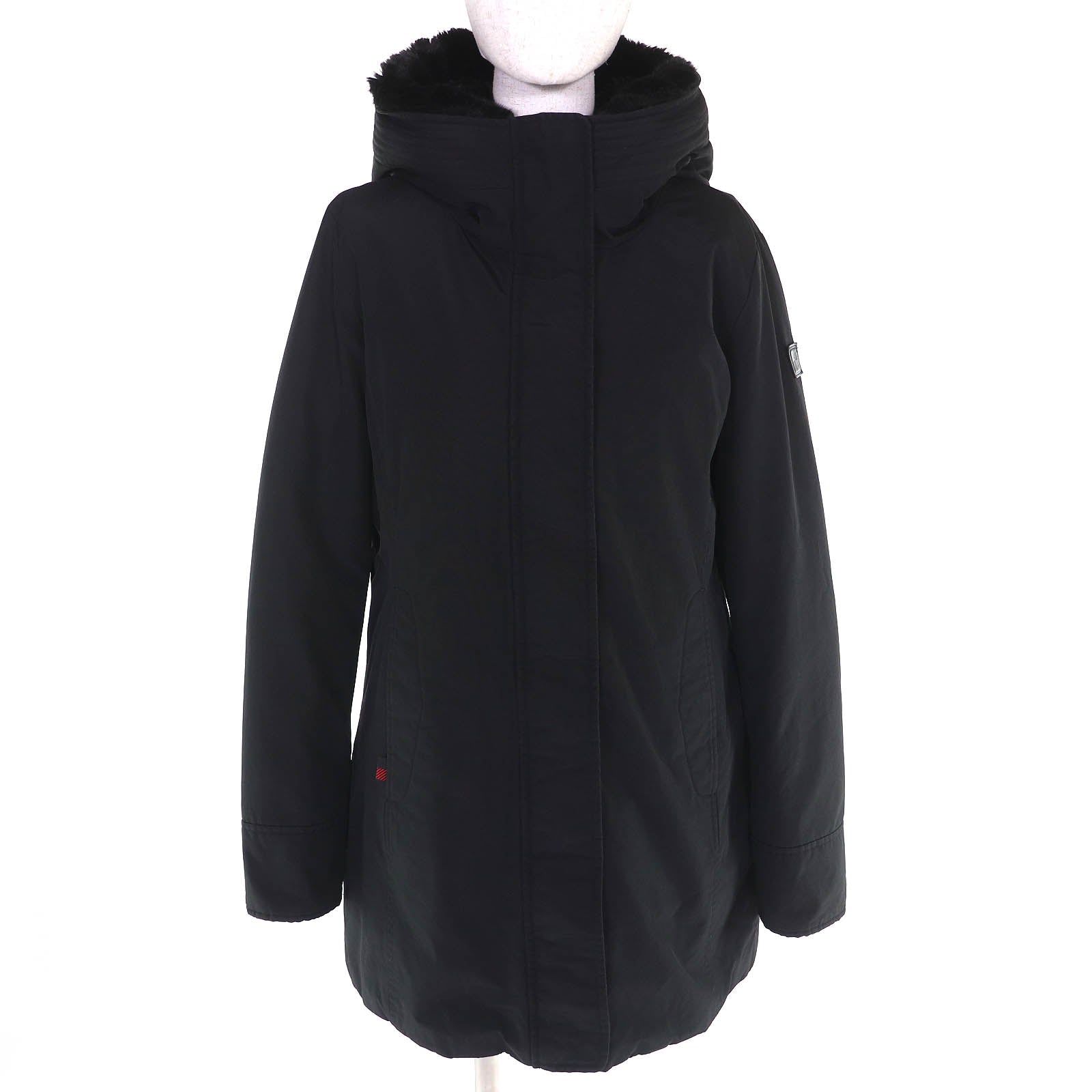 ウールリッチ BOULDER FAUX FUR コットンポリアミドダウンジャケット