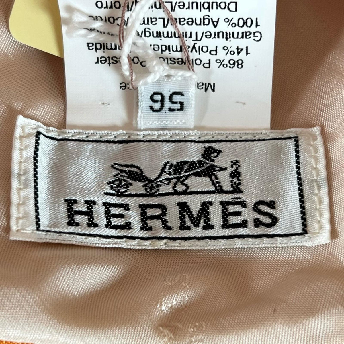 エルメス ポリエステルバケットハット