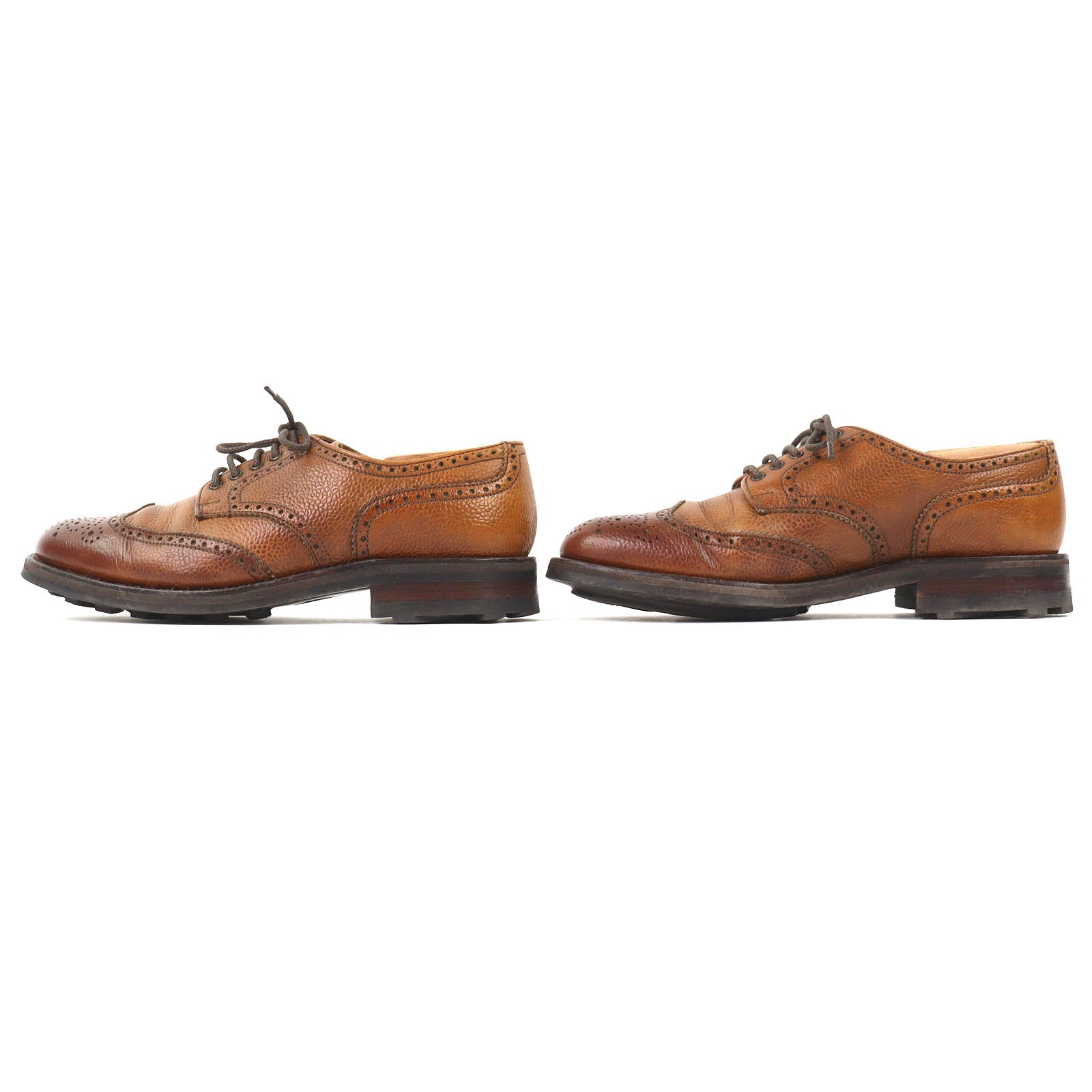 ダンヒル レザーウィングチップシューズ