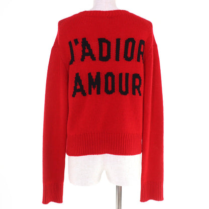 クリスチャンディオール J'ADIOR AMOUR エンブロイダリー カシミヤ ニット
