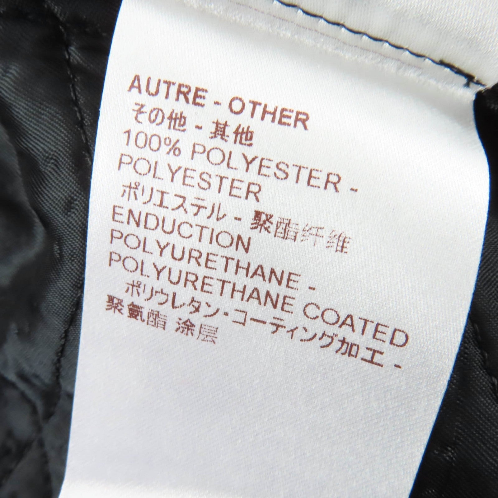 ルイヴィトン モノグラムレザーパイピングコート