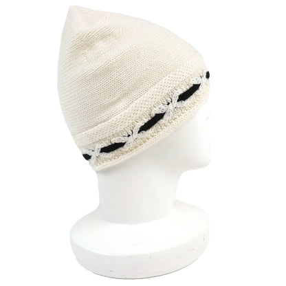 シャネル COCOマーク カシミヤニットキャップ
