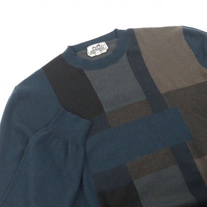 エルメス Hロゴ カシミヤニット M