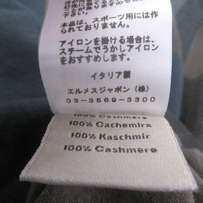 エルメス Hロゴ カシミヤニット M