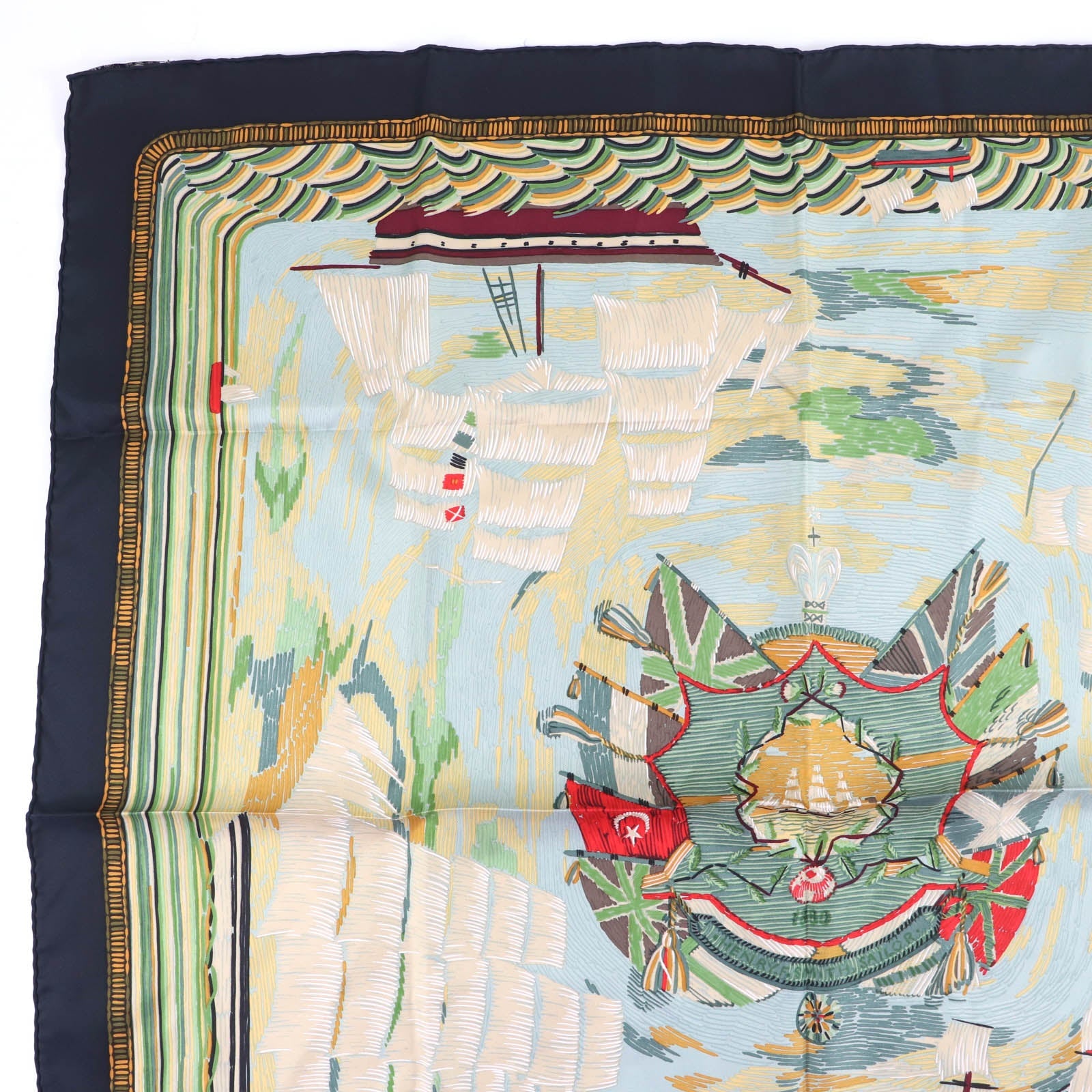 エルメス Henry F Smith Sailor 大判シルクスカーフ
