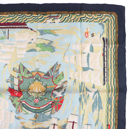 エルメス Henry F Smith Sailor 大判シルクスカーフ