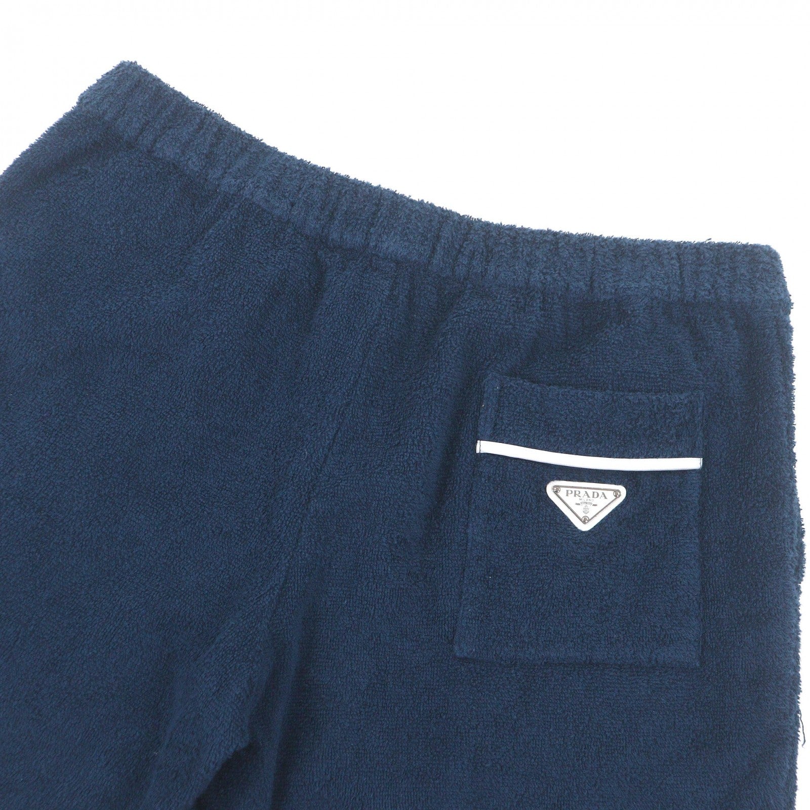 プラダ トライアングルロゴ コットン ショートパンツ