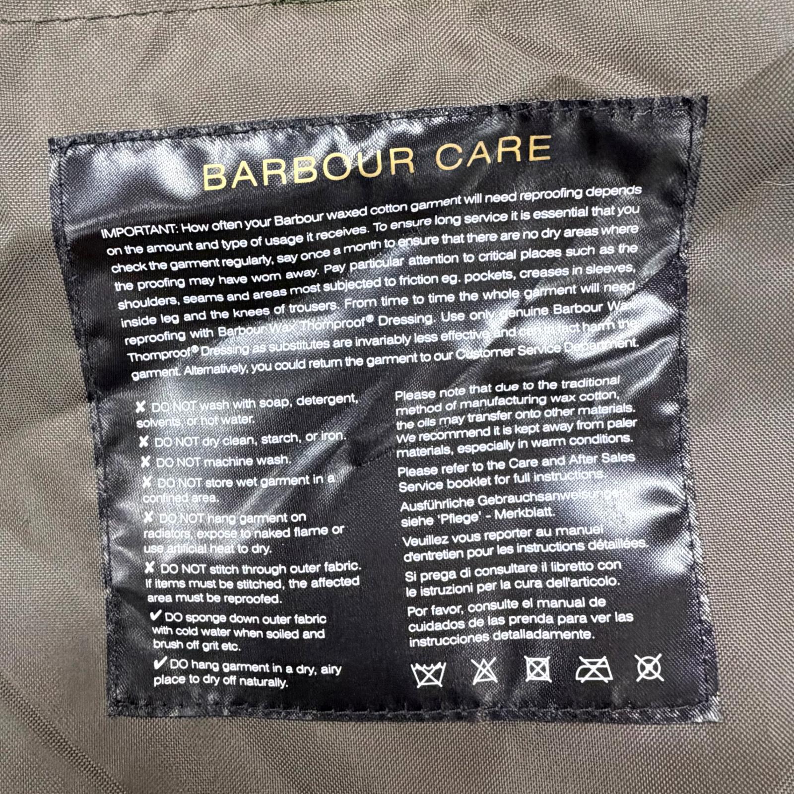 バブアー SPEY WAX コットン ジャケット