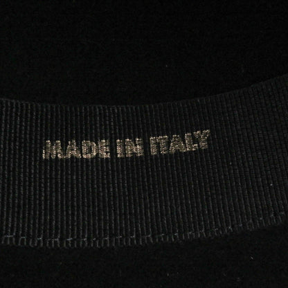 エルメス58ラビットファー刺繍ボーラーハット